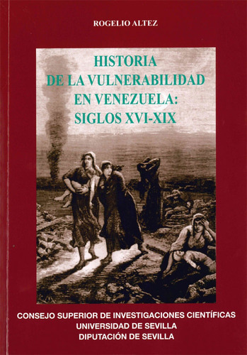 Historia De La Vulnerabilidad En Venezuela: Siglos Xvi-xix, De Altez Ortega, Rogelio. Editorial Consejo Superior De Investigaciones Cientificas, Tapa Blanda En Español