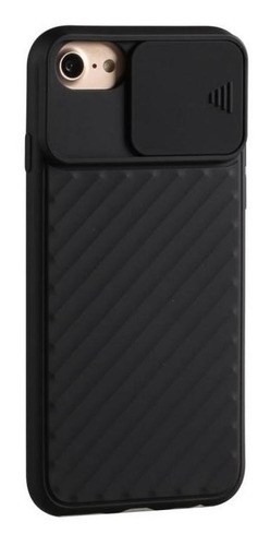 Carcasa C/negro Con Protector De Cámara Para iPhone 6/6s/7/8