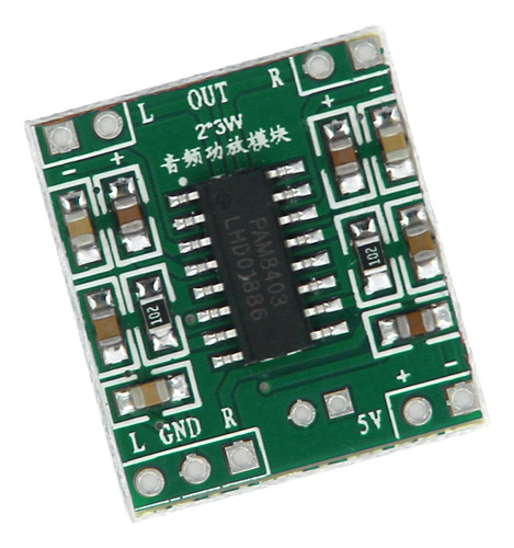 2 Canales Esté Audio Amplifier Dc 5v