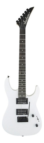 Guitarra elétrica Jackson JS Series JS11 dinky de  choupo snow white brilhante com diapasão de amaranto