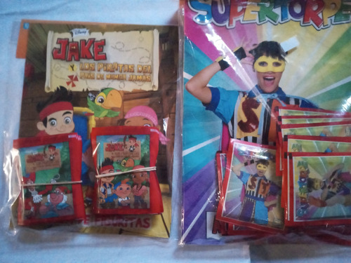 Album+50 Sobres. Jake Y Los Piratas/supertorpe.pack 2 Album