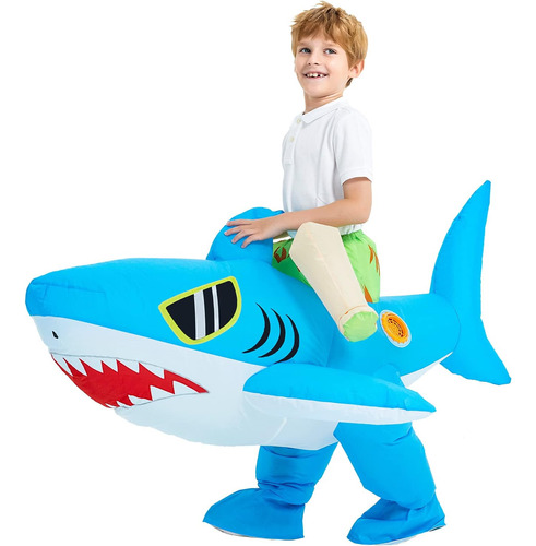 Disfraz De Tiburón Kooy Para Niños, Disfraz Inflable Para Ni