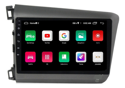 Auto Radio Estéro Android Gps Para Honda Civic 2012-2014