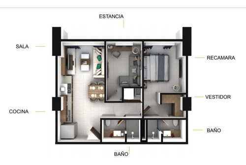Imagen 13 de 15 de Pre-venta Departamento, Linda Vista Por Miguel Aleman