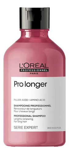 Loreal Shampoo Pro Longer 300ml Reparador Puntas Y Medios 