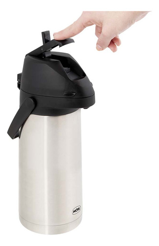 Garrafa Térmica Inox 1,9 Litros Café Chá Com Alavanca Mor