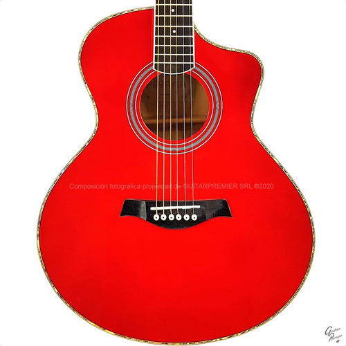 Guitarra Electroacustica Eq4 + Ampli + Funda + Cable + Pua