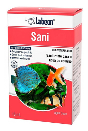 Labcon Sani 15ml - Auxilia A Eliminar O Mau Odor Da Água