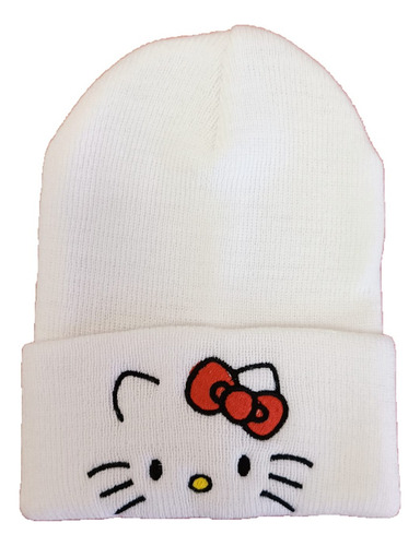 Hello Kitty Lindo Gorro De Felpa Para Hombres Y Mujer