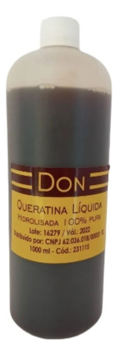 Queratina Liquida Hidrolisada 100% Pura Com Laudo E Certific