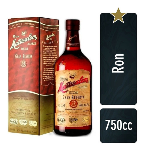 Ron Matusalem 15 Años Gran Reserva 750ml