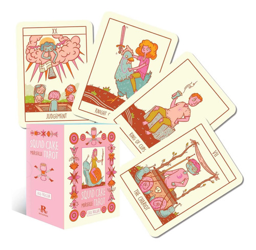 Libro: Squid Cake Marseille Tarot: (78 Gilded Cards And