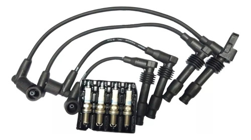 Kit Cables Acdelco Y Bujias Gm Meriva 16v 2 Electrodos