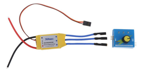 A 30a Esc Con Regulador De Velocidad Del Motor Pwm Trifásico