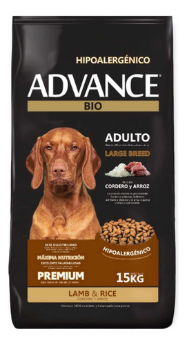 Advance Bio Premium Hipoalergénico Perro Adult 15k Cordero