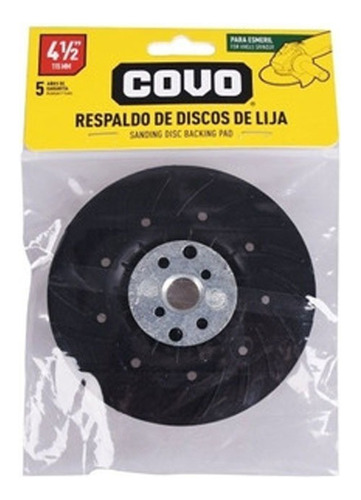 Repuesto De Disco De Lija Para Esmeril 4 1/2 Cv-bp-115 Covo