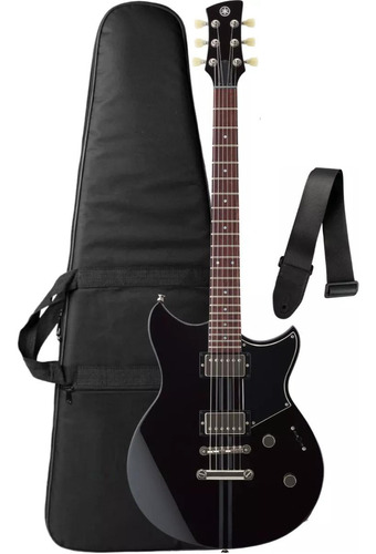 Kit Guitarra Yamaha Revstar Rs E20 Preta Capa Luxo Correia