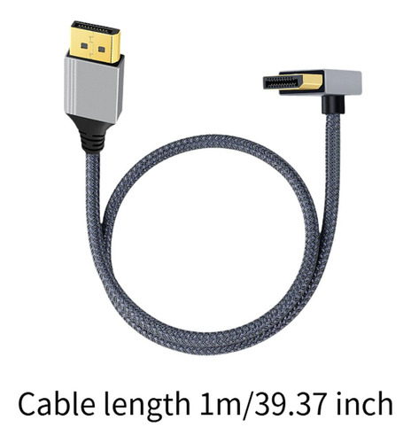 Cable 4k Cable De Conexión De Vídeo Cable Curva Positiva