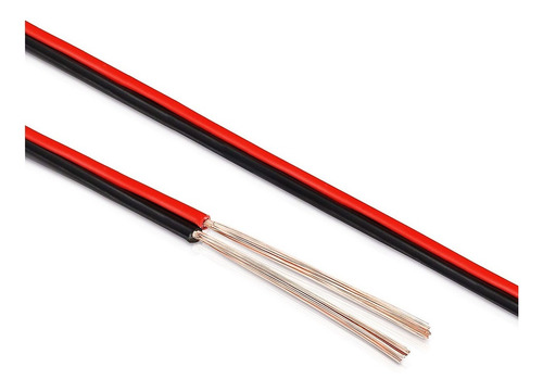 Cable Para Bafle 2 X 2.5 Mm Rojo Y Negro Rollo X Metro Pr