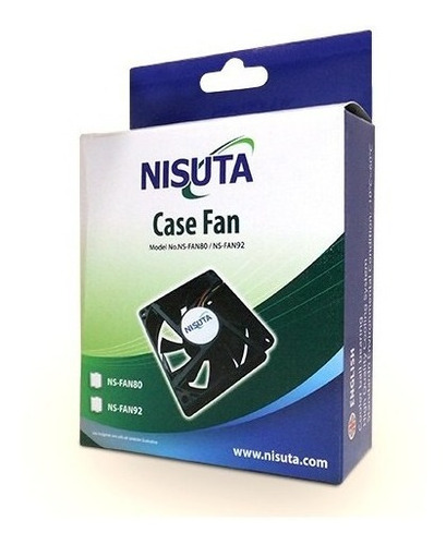 Ventilador Nisuta 92x92x25 Mm Ns-fan92 12v, 4 Pin, Lz