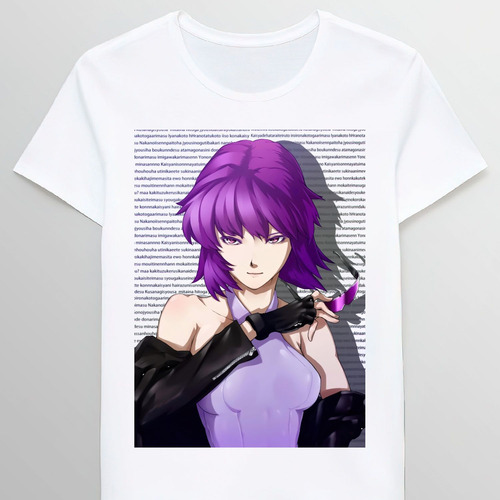 Remera Mokoto Kusanagi Ghost In The Shell Fanart An134111899