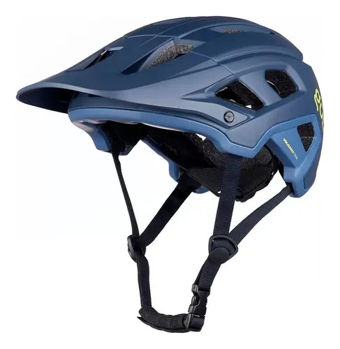 Casco Bicicleta Mtb Enduro Xco Gud Volcano Ciclismo Color Azul Talle M