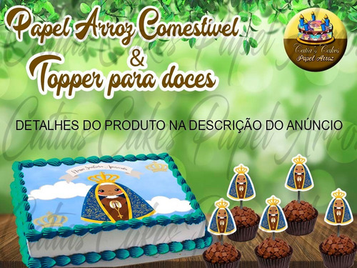 Papel De Arroz Comestível P/ Bolo Nossa Senhora Aparecida