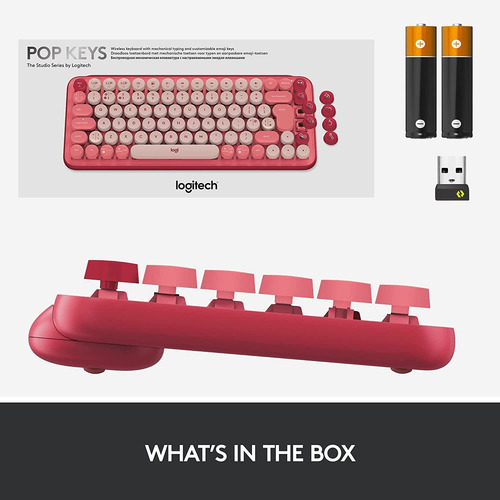 Teclado Mecanico Inalambrico Personalizable Logitech Pop Key