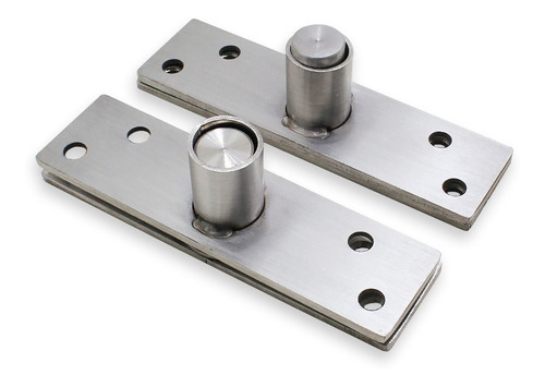 Dobradiça Aço Inox Pivotante 150kg Com Rolamento