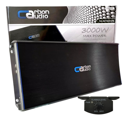 Amplificador Carbon Audio Clase D 3000w 1 Canal Profesional