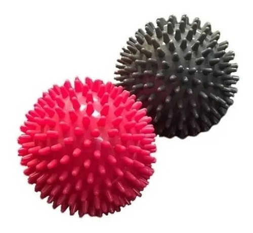 Par Pelotas Pinches Masajeadora Texturadas Pvc Macizas