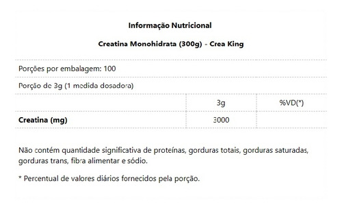 Creatina Monohidratada (300g) - Padrão: Único Inositol 90 Cápsulas