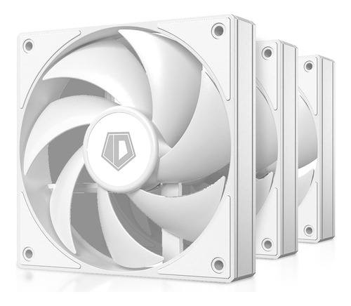 Id-cooling Af-125-w Trio Ventiladores De Caja De 120 Mm, Paq