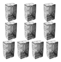 Comprar  Caja Rectangular Luz Embutir Chapa Electricidad | Pack X15