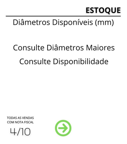 Bucha Teflon Natural D=150mm E=30mm C=150mm Kit 1 Unidade
