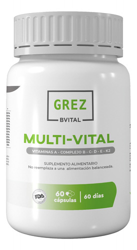 Multi-vital - Vitaminas 60 Cápsulas / 60 Días