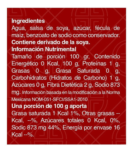 Salsa Anguila 5 Litros Caja 4 Piezas Fresh Harvest