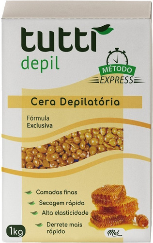 Tutti Depil cera depilatória mel 1 kg