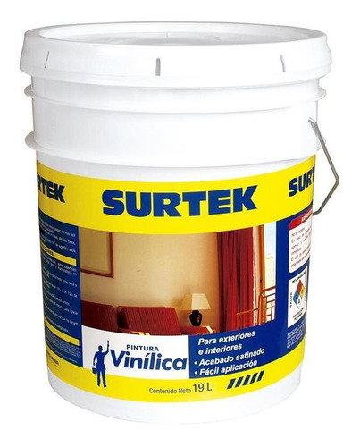 Surtek-pintura Vinílica Blanca 19lt *sp20400 