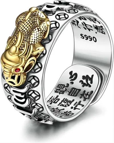 comprar Ccjm Anillo De Feng Shui Pixiu Mantra, Anillo Pixiu Feng Sh.