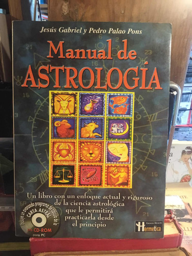 Manual De Astrologia Jesús Gabriel Pedro Palao (Usado)