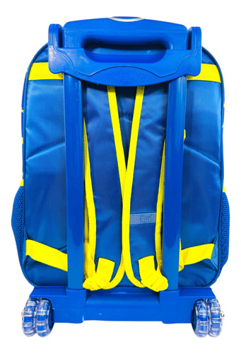 Mochila Rueditas Lonchera Lapicera Primaria Pokemon Pikachu Azul Pokémon