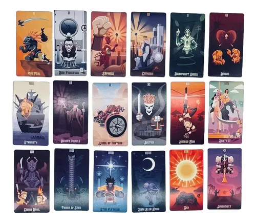 T A Cartas De Tarot-jojo-cartas De Tarot De Anime-413 «× Jm