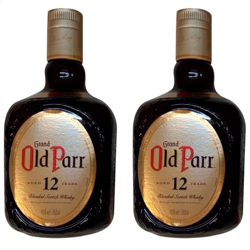 Whisky Old Parr De Luxe 750ml Escoces Scotch Blended X2