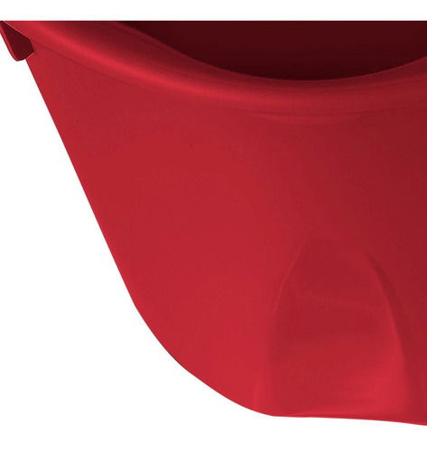 Pack De 2 Cubetas Con Exprimidor De 17 Litros Color Rojo