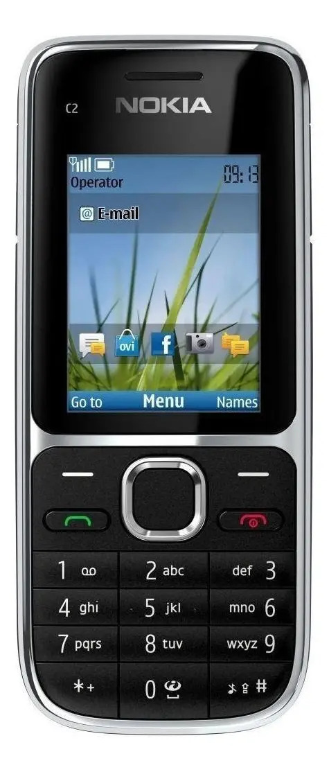 Nokia C2-01 43 MB preto 64 MB RAM