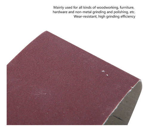 Cinto 10 Peças De Lixamento Abrasivo 457x75mm Grits Sander A