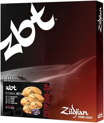 Set De Platillos Zildjian Zbtp390 Sp Pack Crash Zxt Ride