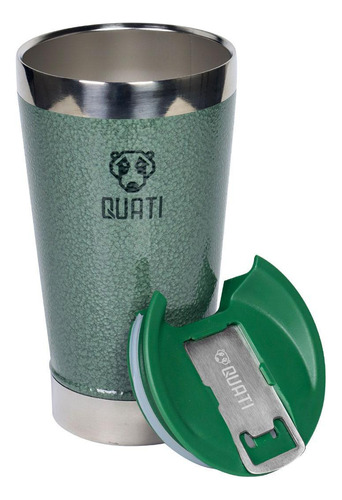 Copo Termico Quati Com Abridor 473ml Verde - Cva473