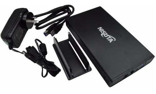 Imagen 4 de 5 de Gaveta Externa Usb 3.0 Para Disco Sata 3.5 Case Nisuta Case
